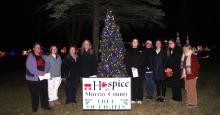 The annual Hospice Tree of Lights event took place Sunday evening at Gullord Park.