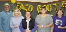 Volunteers were honored for their years of service to 4-H. Of those recognized, those in attendance were (L to R): Eric Dahlgren, Sarah Dahlgren, Jessica Doeden, Amy Kruse, Janet Opdahl.