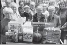 Monday Study Club visited the Murray County Food Shelf for their November meeting. Food Shelf volunteers Linda Wing and Nancy Lee Pierson shared with the group the many changes made to the Food Shelf. The group donated “birthday bags” which contain supplies for kids’ birthdays as well as other items. The Food Shelf usually has a supply of these on hand but were running short so the donations were timely.