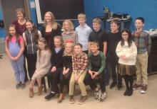Front Row: Sutton Malchow, Everly Ahlers, Emma Hoffmann, Theron Laleman, Elliot Plotz Middle Row: Kenzie Platt, Kiana Platt, Camden Walker, Mason Hoffmann, Brennly Plotz, Rose De Moraes Back Row: Teacher (Christie Gergen) Alexandra Schuur, Easton Hoffmann, Oscar De Morales *Absent- Jack Zens