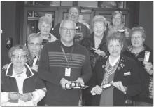 The American Legion Auxiliary Unit #64 Slayton presented Superintendent Joe Meyer representing the MCC Staff and Ludolph Bus Drivers with about 150 candy bars to show their appreciation during American Education Week.