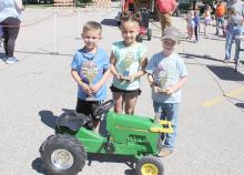 4-year olds: 1st: Camdyn Spartz, 2nd:Gianna Thomas, 3rd: Ryder Grogan.