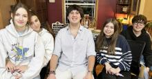 Zita Wallisch, Beatrice Sargentini, Gonazalo Peña Fernández, Janna Sorribes Macias and Giancarlo Vetrano are the exchange students at MCC this year.