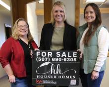 Houser Homes Keller Williams Preferred Realty team - L to R: Emily McFarland, Maike Houser, and Jessica Marsh.