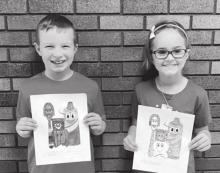 From Fulda Elementary: Granger Collin and Kaylie Stadler.