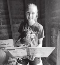 The summer reading theme at the Slayton Public Library has been animals. They held a “Pets Caught Reading” contest and enjoyed all the pictures that were sent in. Our winner was Lindsey Hause, whose chicken was caught reading with her. Thanks for all the votes on the Friends of the Slayton Public Library’s Facebook page and for the photos left in comments.