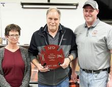 33 Years Lisa &amp; Dean Ackerman along with Fire Chief Chris LeTendre