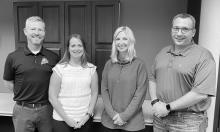 Matt Suby, Marshall, Southwest Minnesota State University, Casey Pohlen, Minneota, U.S. Bank, Kim Holm, Slayton, Kim Holm Insurance Agency Inc. and Doug DeSmet, Minneota, State Bank of Taunton.