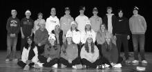 Snow Week Royalty: Front L to R: Charu Paulzine, Jaida Carlson, Jaelyn Bitker, Emaleigh Doeden, Avery Thovson. Middle L to R: Reese Wajer, Ava Deacon, Kate Blankenship, Calleigh Doeden, Lilly Kleven. Back L to R: Jake Swart, Finn Schneider, Noah Hanson, Carter Hanson, Cayden Veldhuisen, Lucas Kuball, Teague Meyer, Max Miller, Hudson Carlson, Xavier Mannon.