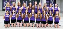 Girls: Front (L to R): Jayden Gleis, Lily Daniels, Emma Risacher, Erynn Rohrer, Reese Gilbertson, Amanda Overgaauw, Ashley Overgaauw, Megan Bakke, Madilyn Kramer; Back (L to R): Chloe Kremer, Suttyn Schryvers, Laney Kathman, Callie Platt, Abby Overman, Allie Paulzine, Erica Doeden, Brylie Schreier, Kylie Knakmuhs, Krystyna Betz; Not Pictured: Gracie Haupert, Kahlen Larsen, Brealyn Damm, Lindsey Hause, Courtney Gengler, Sophia Nelson, Ava Reemtsma, Amillia Lindberg, Mikayla Reith, Holland Vogel.
