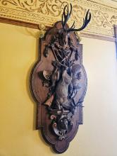 This hunt board carving has made its way back to the Dinehart Holt House. The board can be seen at the open house from 3 to 7 p.m. Thursday, August 14.