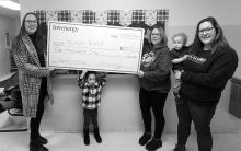 Pictured Above from left to right: Manager of Local and Community Affairs, Molly Malone, and her daughter Camila Asturias Malone pose alongside Director of Wonder World, Kristin Petros, and President of the Wonder World Board, Kyla Buldhaupt, and her son Warren Buldhaupt.