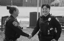 Fulda’s new police officer, Jazmine Vega, took her Oath of Office during Monday evening’s Fulda City Council meeting. Officer Vega is pictured above with Fulda Police Chief Alexis Gass following the ceremony.