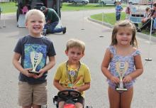 4 year olds: 1st Camdyn, 2nd Clara, 3rd Archer