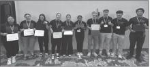 Fulda FCCLA students who will be attending Nationals (L to R): Emma Nielsen, Zoe Nelson, Ruth Ethridge, Brynlee Farris, Mara Clarke, Grace Sawadogo, Colten Erdmann, National Alternates Kellen Hollahan, Albert Vega, Vincent Bray. Not Pictured: Cullen Vanderbeek.