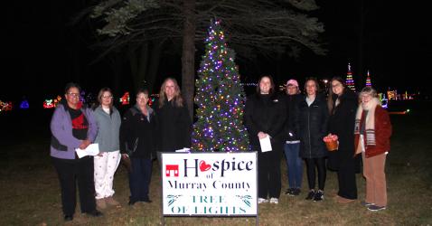 The annual Hospice Tree of Lights event took place Sunday evening at Gullord Park.