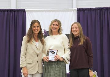 TEACHER OF THE YEAR: BRITTANY SCHNEIDER PRESENTERS: KIRSTEN HARMS AND COLLEEN FREEMAN