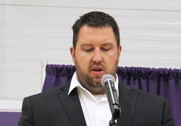 MASTER OF CEREMONIES: Riley Engbarth