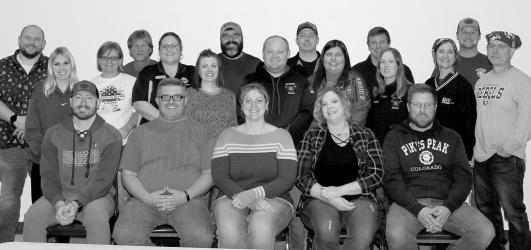 The “Cooks” of this year’s teams. Front L to R: Dalton Slinger, Heath Landsman, Angie Landsman, Allisen Jagow, Bryan Bose. Middle L to R: Josh Malchow, Chalyn Slinger, Diane Cale, Alan Jaspers, Robyn Moger, Courtney Thraen, Aaron Betz, Austin Boock, Nick Obermoller, Angie Brinks, Cody Hansen, Elissa Wieneke, Janese Siedschlag, Austin Irlbeck and Jim Siedschlag.