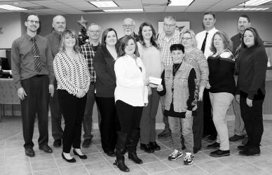 First National Bank employees donated $250 from their Friday Jean Fund to the Murray County Christmas Project. If you would like to donate, First National Bank is a drop off point for gifts that will be donated to the project.