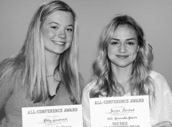 All Conference Honorable Mention: Abby Loosbrock &amp; Jaelen Barstad