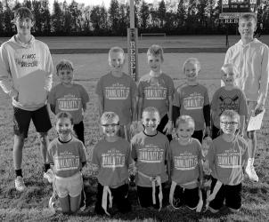 Orange Team L to R Back row: Teague Meyer, Everett Johnson, Merryck Bonnstetter, Mason Hoffman, Jack Petros, Grayson Tutt, Carter Hanson Front row: Amiyah VanEck, Silas Ludolph, Brenner LeTendre, Cayden Homan, Oliver Kremer
