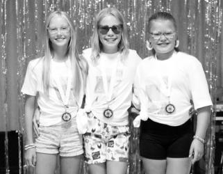 3-5 Clothing Court of Honor Morgan Beek (Constructed), Renee Reith (Clothes You Recycle) and Brynn Baumgartner (Purchased).