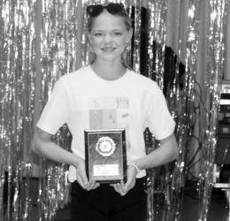 Performing Arts Champion Kyra Baumgartner.