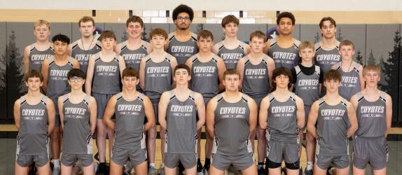 HLO-F Boys Track Team: Front row, L to R: Brantley Klein, Aiden Shaddix, Tyler Kirchner, Quinton Brunk, Abel Collin, Matthew Stapek, Mason Kirchner, Aiden Appel. Middle row: Oliver Munex-Ruiz, Cooper Scripture, Emmett Carlson, Curtis Johnson, Chase Holden, Devon Hakeneis, Kole Appel. Back row: Brody Landgren, Tyson Clausen, Bennett Runkle, Thaddeuss Bray, Jordan Vortherms, Vincent Bray, Alex Kueny.