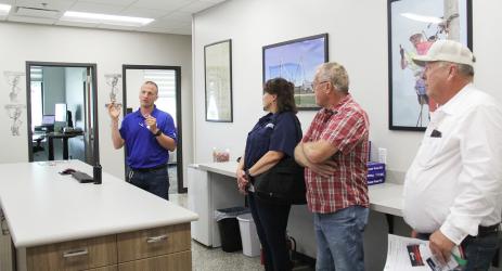Cooperative members and guests were invited to see the new facility and ask questions.