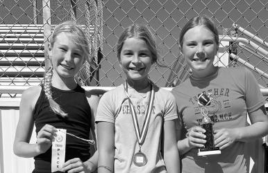 11-12 Girls: 3rd Place- Piper Harmsen, 2nd Place-Reese Johnson, 1st Place- Brynlee Magnus