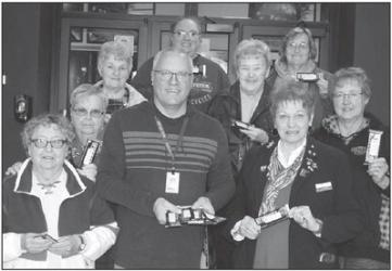 The American Legion Auxiliary Unit #64 Slayton presented Superintendent Joe Meyer representing the MCC Staff and Ludolph Bus Drivers with about 150 candy bars to show their appreciation during American Education Week.