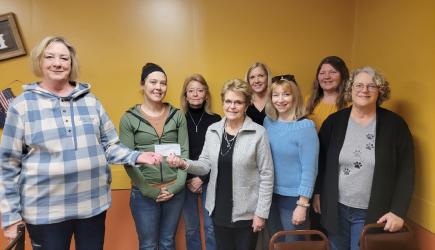 Slayton Friends of the Library recently donated $500 to Murray County ECI for the purchase of children’s books.