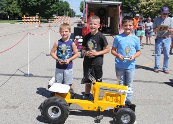 8-year olds: 1st: Corbin DeLong, 2nd: JD Vis, 3rd: Rhett Carlson.