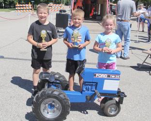 6-year olds: 1st: Marcus Vis, 2nd: Jayden Spartz, 3rd: Maeslyn Hartle.