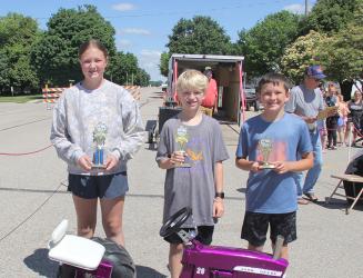 11-year olds: 1st: Elaira DeVos, 2nd: Jasper Smoltz, 3rd: Jayden Brands.
