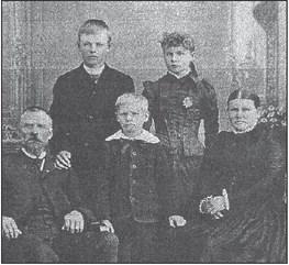 Embrick and Lizzie with 3 of the 4 children.