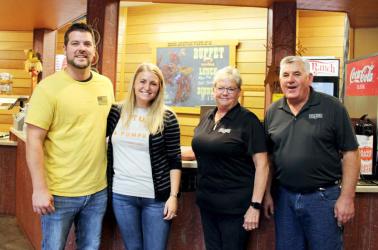 Trevor &amp; Maddie Holm with Lori and Randy Pankonen.