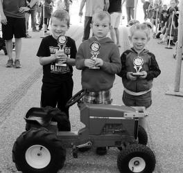 4 yr. olds: 1st: Marcus, 2nd: Wyatt, 3rd: Maeslyn