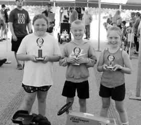 7 yr. olds: 1st: Eden, 2nd: William, 3rd: Brianna
