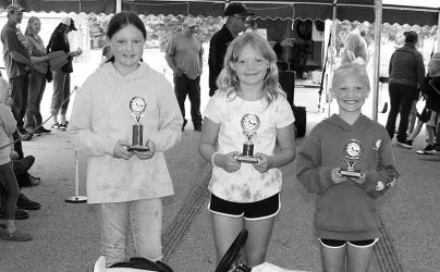 9 yr. olds: 1st: Elaira, 2nd: Hadley, 3rd: Ellie