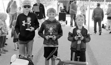 10 yr. olds: 1st: Bentley, 2nd: Carter, 3rd: Jackson