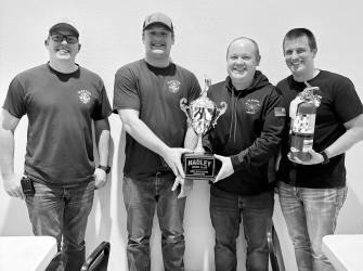 Pictured Left: Slayton Fire Department Team: Nick Obermoller, Austin Irlbeck, Austin Boock, Cody Hansen, not pictured Elissa Wieneke.