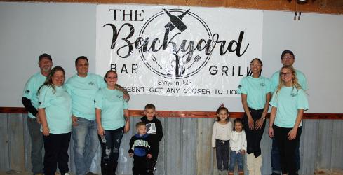 Left to Right, Ron Mitchell, Liz Mitchell, Adam Rodrick, Nicole Rodrick, Cooper Rodrick, Tate Rodrick, Nirvana Spies, Eloise Spies, Haley Merel, Madison Danneman, Erik Anderson.