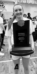 Casey Miller, 2023 Graduate of Murray County Central High School and member of the MN West Community &amp; Technical College Womans Basketball Team, Worthington won the NJCAA Division !!! National Championship against Rochester Community College. Casey is the daughter of Joan &amp; Todd Miller of Balaton and Granddaughter of Jerome &amp; Mary Weidert of Lismore. Casey is studying Elementary Education.