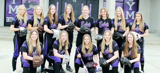 Front (L to R): Kennedy Burch, Elyse Paulzine, Kelli Miller, Lily Kleven, Hailey Peschges; Back (L to R): Reese Wajer, Emmi Peltola, Kate Blankenship, Lila Scandrett, Taylor Larson, Calleigh Doeden, Erin Klein, Ava Deacon. Not pictured: Takiyah Flowers.