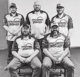 Pictured above are the members of the Murray County Speedway Board of Directors for the 2022 season. Front Row (L to R): Trey Davis, Vice President; and Aaron Betz, President. Back Row (L to R): Marcus Schweigert, Director; Willie Sanow, Director; and Dustin Veldhuisen, Director.