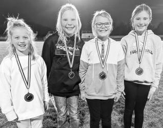 Punt, Pass, and Kick Girls Results 1st-2nd Grade - 1st Collyns Ackerman, 3rd-4th Grade - 2nd Renee Reith and 1st Brynn Baumgartner, 5th-6th Grade - 1st Kenslee Bobeldyk.