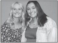 Second Year Letter Winners: Atalie Rosenbrook and Morgan Winter.