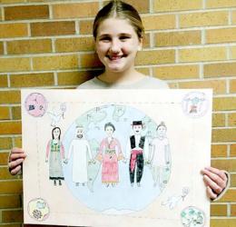 1st place winning peace poster - Annie Scandrett